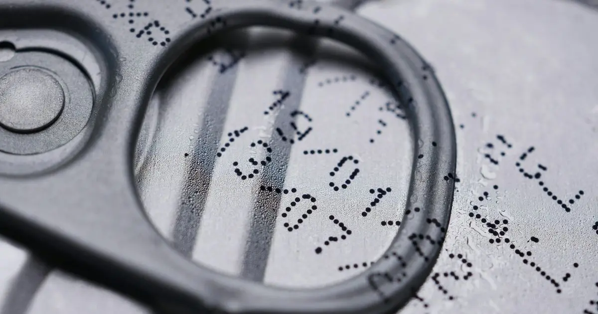 Expiration Date on can