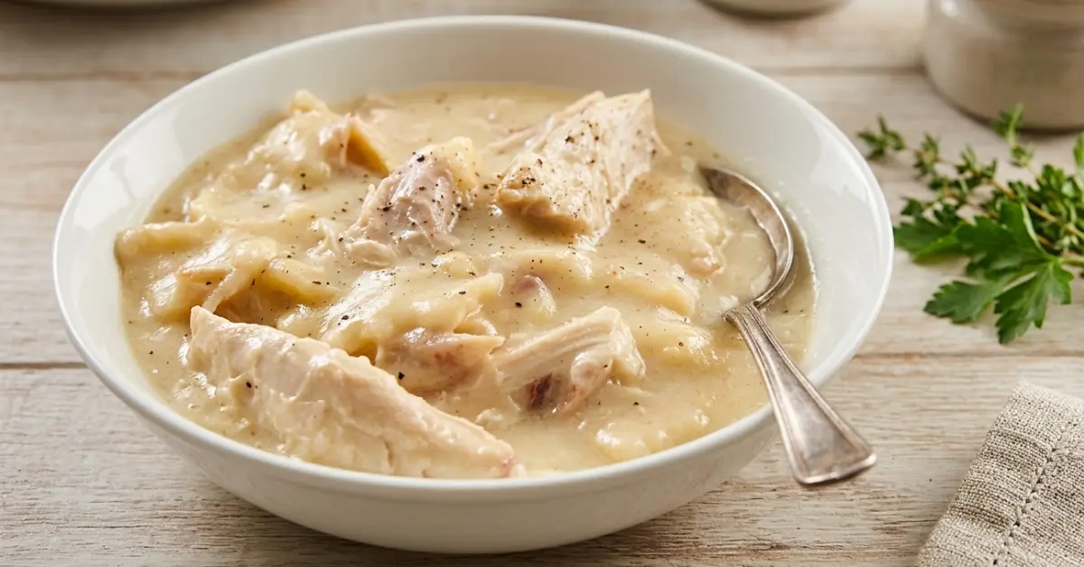 Old-Fashioned Chicken and Dumplings