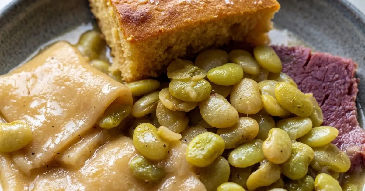 One Pot Limas and Flat Dumplings