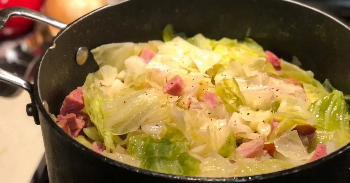 Savory Southern Country Cabbage with Ham